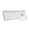 CONNECT IT Combo bezdrátová klávesnice + myš, 2,4GHz, USB, CZ + SK layout, šedo-bílá CKM-7510-CS