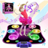 HUDOBNÁ PODLOŽKA NA TANCOVANIE BLUETOOTH 6 LED 79X90 cm