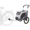 Vozík za bicykel s funkciou rýchleho skladania S 58 x 93 x 74/114 cm, nosnosť max. 15 kg, sivý