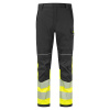 PORTWEST HI-VIS MODAFLAME PW3 FR450 / Pánske reflexné nehorľavé nohavice - HV žltá/čierna UK 36/EU 52