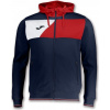 Joma Mikina HOODIE POLY CREW II NAVY-RED Veľkosť: 5XS