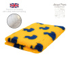 DRYBED Premium Vet Bed Kačky žltý 150 x 100 cm