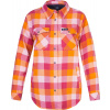 Dámska flanelová košeľa Rafiki Mojarra orangeade plaid M