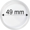 Plastové kapsule na mince o priemere 49 mm - 10 ks