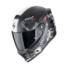 Prilba Scorpion COVERT-FX SKULLZ Matt Black Grey Gold Veľkosť: S (55-56 cm)
