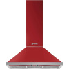SMEG Portofino odsávač pár KPF9RD červená