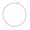 AGAIN Jewelry Korálkový náhrdelník z rubínu AJKNA004