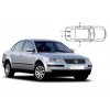 Slnečné clony na okná - VW Passat Sedan (2001-2005) - Komplet sada