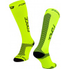 FORCE ponožky F ATHLETIC PRO KOMPRES, fluo-černé Velikost: fl-černé XS/30-35