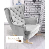 Kreslo Velvet Silver