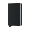 Kožená peňaženka SECRID Slimwallet Optical Black Titanium čierna