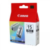 Canon originál ink BCI-15 BK, 8190A002, black, 390str., 2ks, -