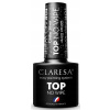 Claresa Gél lak Top No Wipe Glitter Silver 5 g