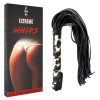 KOŽENÝ FLOGGER S LEOPARDÍM VZOROM -