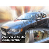 Deflektory na okná pre Volvo S60 rv. 00-10, 4ks