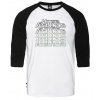 pánske tričko HORSEFEATHERS ROLLIN RAGLAN T-SHIRT WHITE/BLACK M