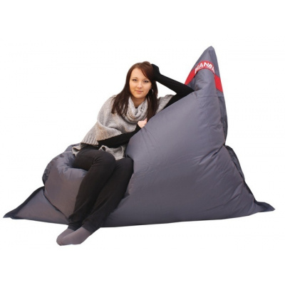 BeanBag Sedací vak 179x140 perfekt dark gray