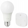 Smart osvetlenie - Ikea Tradfri LED žiarovka E27 806LM farebný pilot (Ikea Tradfri LED žiarovka E27 806LM farebný pilot)