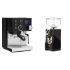 Rancilio Silvia BC PID, black + Eureka Mignon Turbo, CR black