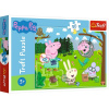 TREFL Puzzle Prasiatko Peppa - Výlet do lesa 30 dielikov