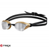 Plavecké okuliare Arena Cobra Core Swipe Mirror Silver - Gold