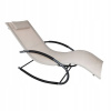 Záhradné lehátko - Látkové ležadlo na terasu na voľný čas (Materiál Deckchair na stoličku dovolenkovú terasu)