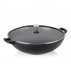 Kela Wok litinový s poklicí CALIDO 36 cm černá KL-12475
