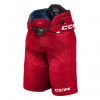 CCM Nohavice CCM Jetspeed Pro Velcro SR, červená, Senior, XL