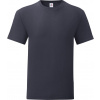 FRUIT OF THE LOOM ICONIC 150 T / Pánske tričko s krátkym rukávom - tmavo modrá XXXL
