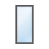 Balkónové dvere plastové jednokrídlové ARON Basic biele/antracit 700 x 1900 mm DIN pravé
