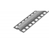 DL6 dilatačná lišta široká základňa ACARA, PVC sivá, 12,5 mm, 2,5 m