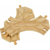 Bigjigs Spojená symetrická výhybka, 2 ks 691621091746