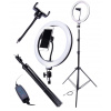 Prstencová lampa 60W RING LED selfie makeup