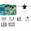 PROGARDEN Svetelná reťaz LED PARTY 8 žiaroviek 6,6m KO-AF5500600