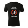 Handel Tričko - Zákaz kŕmenia! Chudnem Farba: čierna, Veľkosť: S, Strih trička: pánsky/unisex