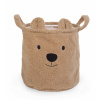 Childhome Koš na hračky Teddy Beige 30x30x30 cm