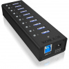 ICY BOX IB-AC6110 USB 3.2 Gen 1 (3.1 Gen 1) Type-B 5000 Mbit/s Čierna (IB-AC6110)
