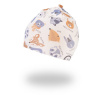 Little Angel Čiapka šmyk naťahovacia Tlač Outlast ® Latte farebné zvieratká Veľ. 5 (49 - 53 cm)