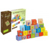 Drevené kocky Jouéco drevené kocky Abeceda 30ks (8711866800353)