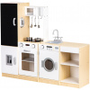 ECOTOYS PLK547 Dřevěná dětská kuchyňka XXL s tabulí + LED 5903769971480