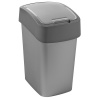 Odpadkový kôš na triedený odpad Flip Bin Silver-Grafit 50 l CURVER