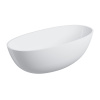 Omnires SHELL M+ SHELLWWBP Vaňa voľne stojaca 160x75, liaty mramor, biela
