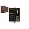 Sada na maľovanie - Art box kreatívna sada 79ks v drevenom kufríku vo fólii 37x23x5cm