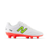 New Balance 442 V2 Academy Juniors Firm Ground Football Boots White/Volt 5 (38)