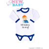 New Baby Body S Potlačou Keď Nespím Ja, Tak Ani Vy-Modrá-86 (12-18m)