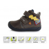 D.D.Step kožené topánky 070 Barefoot hrdina - dark grey Veľkosť-obuvi: 20