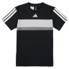 adidas Tričká s krátkym rukávom Seasonal Essentials Tiberio 3-Stripes T-Shirt Kids Čierna