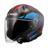 LS2 OF603 INFINITY II Carbon URUS Gloss Blue Red