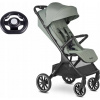 Easywalker Jackey2 XL Pohodlný, samoskladací kočík s taškami + Riadidlá na kočík Easywalker, čierna (Kočík Easywalker Jackey2 XL Agave Green s XL kolesami)