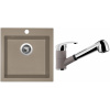 Set Sinks (dřez Viva 455 Truffle 54 + baterie Legenda S Truffle 54) VIV54LESGR54